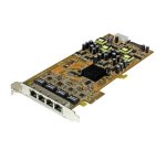 StarTech.com Carte réseau PCIe à 4 ports Gigabit Power over Ethernet - NIC PCI Express PSE / PoE