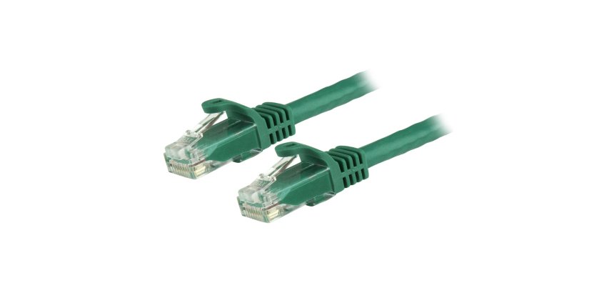 StarTech.com Câble réseau Cat6 Gigabit UTP sans crochet de 50cm - Cordon Ethernet RJ45 anti-accroc - M/M - Vert