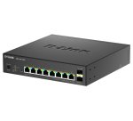 D-Link DMS-1250-10SPL Géré L2/L3 2.5G Ethernet (100/1000/2500) Connexion Ethernet, supportant l'alimentation via ce port (PoE) Noir