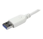 StarTech.com Hub USB à 4 Ports avec Ethernet, USB-A, Gigabit Ethernet/GbE, USB 5Gbps, Design Robuste, Alimentation par Bus, Hub USB 3.0 Portable pour Ordinateur Portable