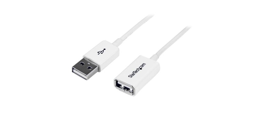 StarTech.com 3m White USB 2.0 Extension Cable A to A - M/F