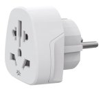 Celly TRAVELADAPTER power plug adapter Type F Universal White