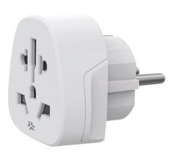 Celly TRAVELADAPTER adattatore per presa di corrente Tipo F Universale Bianco