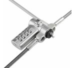 StarTech.com Antivol Universel pour Ordinateur Portable de 2m, Câble de Sécurité Sérialisé pour Ordinateur Portable, Compatible avec Noble Wedge®/Nano/K-Slot, Serrure Universelle, Câble à Combinaison Sans Clé, TAA