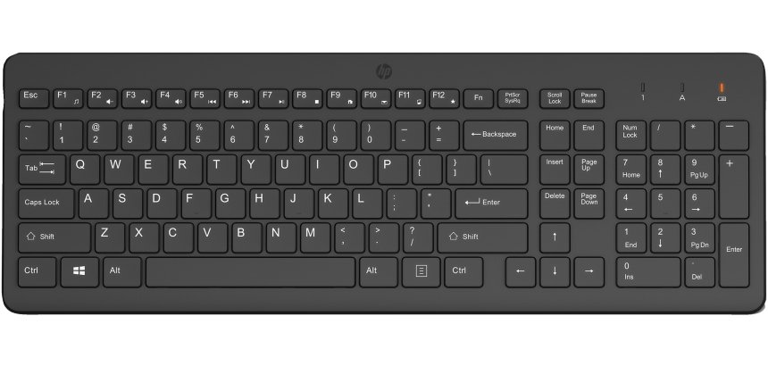 HP 225 Wireless Keyboard - Tastatur clavier Universel RF sans fil Noir