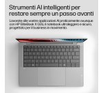 HP E4LH3AT laptop Copilot+ PC AMD Ryzen AI 5 Computer portatile 35,6 cm (14") 3K 16 GB LPDDR5x-SDRAM 512 GB SSD Wi-Fi 7 (802.11be) Windows 11 Pro Argento