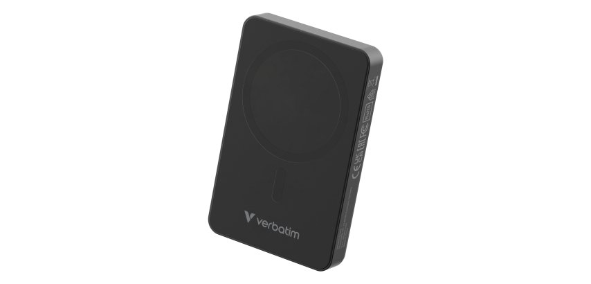 Verbatim Charge 'n' Go Essentials Magnetische draadloze powerbank 10000 mAh zwart