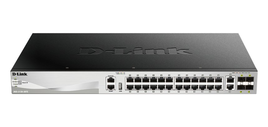 D-Link DGS-3130-30TS/E commutateur réseau Géré L3 Gigabit Ethernet (10/100/1000) Gris