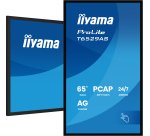 iiyama T6529AS-B1AG Écran d'affichage dynamique En forme de kiosk 163,8 cm (64.5") LED Wifi 420 cd/m² 4K Ultra HD Noir Écran tactile Intégré dans le processeur Android 24/7