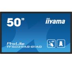 iiyama TF5039AS-B1AG flat PC screen 125.7 cm (49.5") 3840 x 2160 pixels 4K Ultra HD LED Touchscreen Black