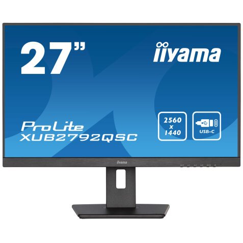 iiyama ProLite écran plat de PC 68,6 cm (27") 2560 x 1440 pixels Wide Quad HD LED Noir