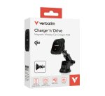 Verbatim Charge 'n' Drive Qi2 RGB Smartphone Black USB Wireless Charging Fast Charging Auto