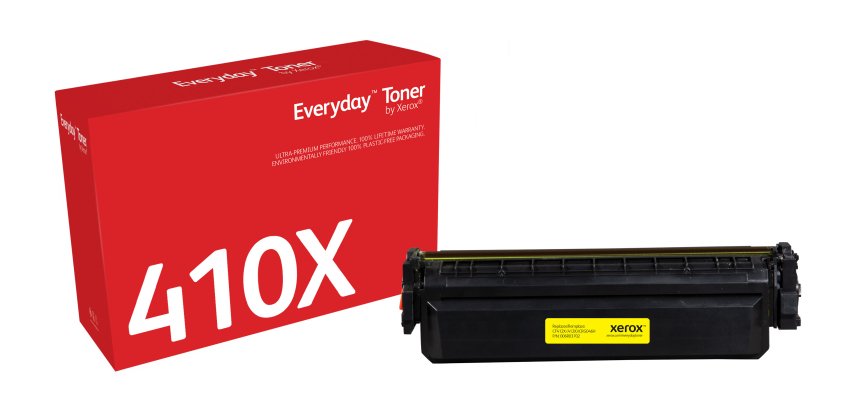 Toner EverydayTM Jaune de Xerox compatible avec HP 410X (CF412X), Grande capacité