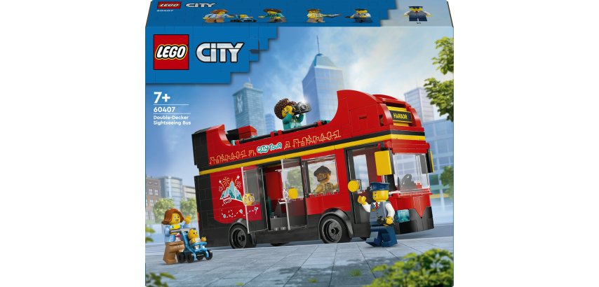 LEGO City Red Double-Decker Sightseeing Bus