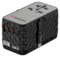 Verbatim Charge 'n' Travel Diamond 85W Retractable Cable CNT-02