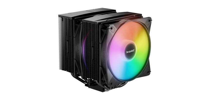 be quiet! PURE ROCK PRO 3 Black| Ventirad double tour, socket Intel et AMD, finition noire, ARGB