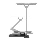 AISENS Soporte Eco Giratorio, Inclinable Para Monitor/TV 30kg (3 Pivotes) De 23"-43", Negro