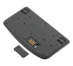 Logitech Wave Keys, teclado ergonómico inalámbrico con reposamanos acolchado, escritura cómoda y natural, Easy-Switch, Bluetooth, Logi Bolt, multisistema operativo, Windows/Mac,QWERTY Español, Grafito