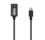AISENS Cable USB 3.0 Prolongador Con Amplificador, Tipo A/M-A/H, Negro, 5.0m