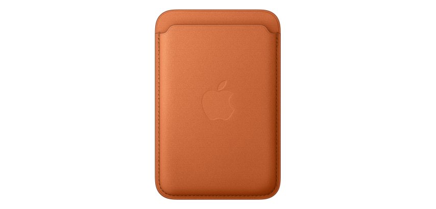 Apple Portafoglio MagSafe in tessuto FineWoven per iPhone - Arancione volpe