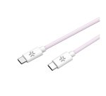 Celly USBCUSBCCOTTPK cavo USB 1,5 m USB C 60 W Rosa, Bianco