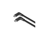 Lindy Câble USB 3.2 Type C de 0.5m, 2 x 90° à angle droit, 10Gbit/s, 60W PD