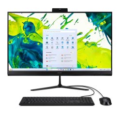 Acer Aspire C27-2G AMD Ryzen™ 5 7430U 68,6 cm (27") 1920 x 1080 Pixel PC All-in-one 8 GB DDR4-SDRAM 512 GB SSD Windows 11 Home Wi-Fi 6E (802.11ax) Nero