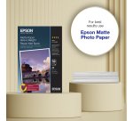 Epson A4 Matte Paper 167gsm, 50 sheets
