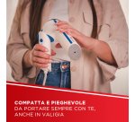 Polti Vaporella Vertical Styler GSM50B, ferro da stiro pieghevole e portatile, per rimuovere pieghe e rinfrescare i tessuti