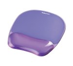 Tapis souris repose-poignet gel crystal Violet 91441