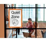 Porte-affiche nobo magnetique autocollant a4 cadre coloris  orange