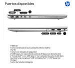 HP EliteBook 6 G1i Intel Core Ultra 5 225U Portátil 40,6 cm (16") WUXGA 16 GB DDR5-SDRAM 512 GB SSD Wi-Fi 7 (802.11be) Windows 11 Pro AI PC Plata