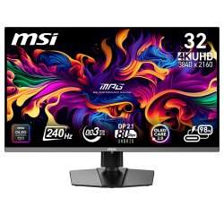 MSI MPG 322URX QD-OLED Monitor PC 80 cm (31.5") 3840 x 2160 Pixel 4K Ultra HD Nero