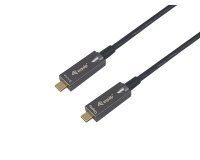 Equip 119462 Cable óptico activo USB-C a C, M/M, 10m, PD 60W, 4K/60Hz, 10Gbps, Vídeo+Datos+PD