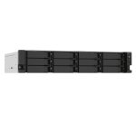 QNAP TS-1273AU-RP-8G server NAS e di archiviazione Armadio (2U) Ryzen Embedded V1500B 8 GB DDR4 0 TB QNAP QTS Alluminio, Nero