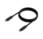 AISENS Cable USB 3.2 Gen2 10Gbps 4k@60Hz 5A 100W E-Marker, Tipo USB-C/M-USB-C/M, Negro, 3.0m