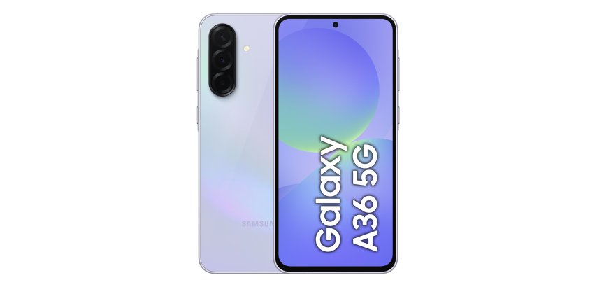 Samsung Galaxy A36 5G 17 cm (6,7") Dual-SIM Android 15 USB Typ-C 8 GB 256 GB 5000 mAh Lavendel