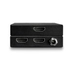 Lindy 38205 extensor audio/video Transmisor y receptor de señales AV Negro