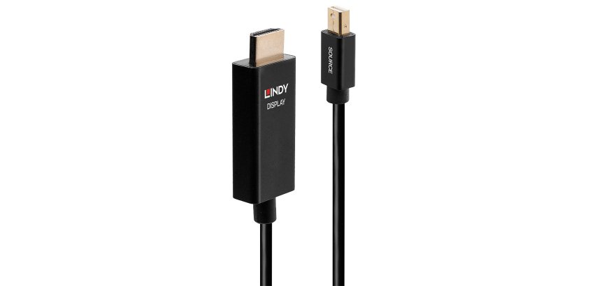 Lindy Câble adaptateur Mini DisplayPort vers HDMI® 4K60hz 2m
