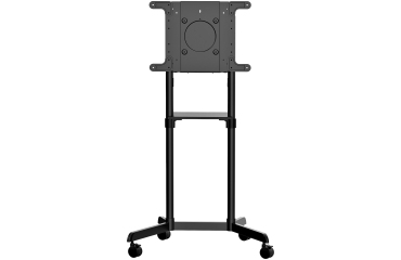 StarTech.com Carrito para TV - Soporte Rodante VESA para TV de 37 a 70 Pulgadas (70kg) - Base para Televisor con Estante - con Giro e Inclinación - Soporte Universal con Ruedas para TV
