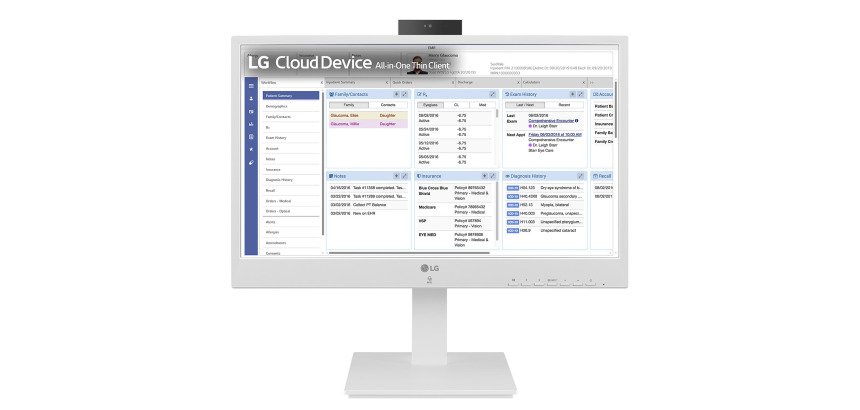 LG 24CR670N-6P Intel® Celeron® N5105 60.5 cm (23.8") 1920 x 1080 pixels All-in-One thin client 8 GB DDR4-SDRAM 16 GB eMMC Wi-Fi 6 (802.11ax) White