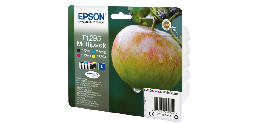 Epson Apple Multipack 4 colori DURABrite Ultra Mela T1295