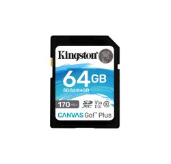 Kingston Technology Canvas Go! Plus Tarjeta SDXC Canvas Go Plus 170R C10 UHS-I U3 V30 de 64 GB