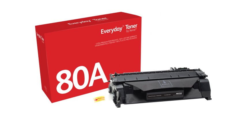 Toner Everyday™ Noir de Xerox compatible avec HP 80A (CF280A), Capacité standard