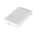 Celly MAGPB5000EVOWH batteria portatile 5000 mAh Carica wireless Bianco