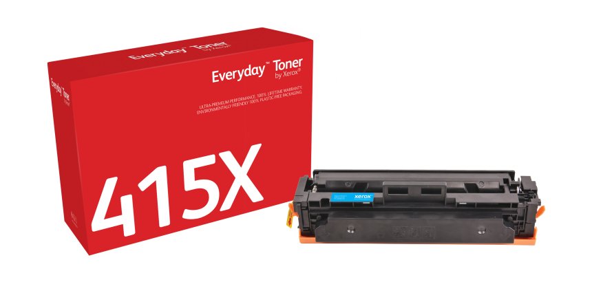 Toner Everyday™ _OEM_NAME_ Cyan de Xerox compatible avec HP 415X (W2031X), Grande capacité