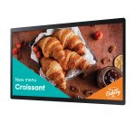 Samsung QB24C Écran plat de signalisation numérique 61 cm (24") LED Wifi 250 cd/m² Full HD Noir Intégré dans le processeur Tizen 16/7