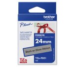 Brother TZE-R951 nastro per etichettatrice Nero su argento
