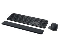 Logitech Master MX Keys Combo for Bussiness clavier Souris incluse Bureau RF sans fil + Bluetooth AZERTY Français Graphite