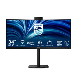 Philips 3000 series 34B2U3600CH/00 Monitor PC 86,4 cm (34") 3440 x 1440 Pixel Wide Quad HD LCD Nero